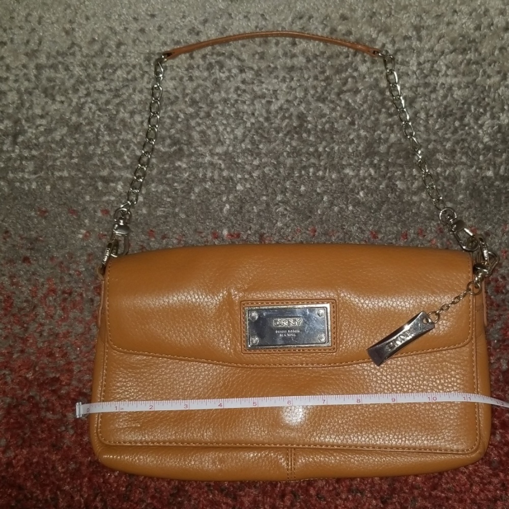 DKNY Tan Shoulder Chain Strap Bag